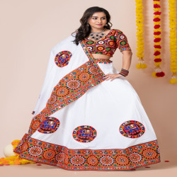 Navratri Special Heavy Rayon Embroidered Lehenga Choli
